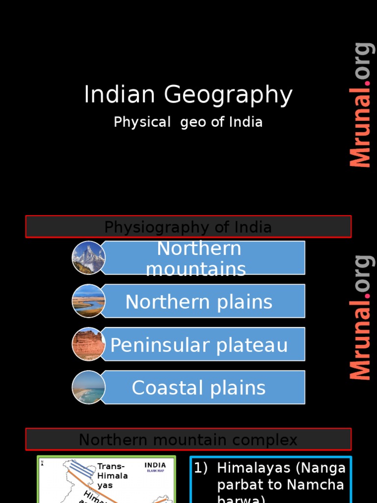 Physiography of India's Northern Mountains | PDF | Himalayas | Topography
