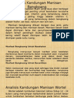 Analisis Kandungan Manisan Bengkoang