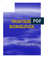 Introdução á Traumatologia Bucomaxilofacial Graduação