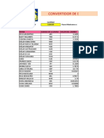 Practica 2 Excel- Convert Id Or de Divisas