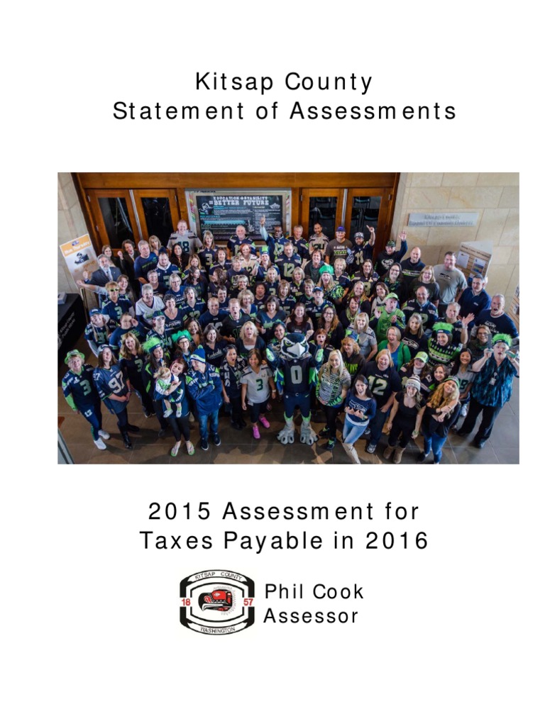 Kitsap County Assesment Book, 2016 PDF Property Tax Taxes