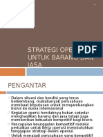 M-3 Strategi Operasi Untuk Barang Dan Jasa