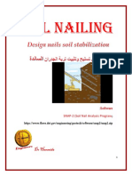 Soil Nailing - Design Nail Stabilisation