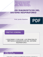 Metodos Diagnosticos Del Sistema Respiratorio