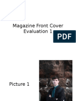 Magazine Front Cover Evaluation 1