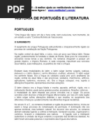 Historia Portugues Literatura