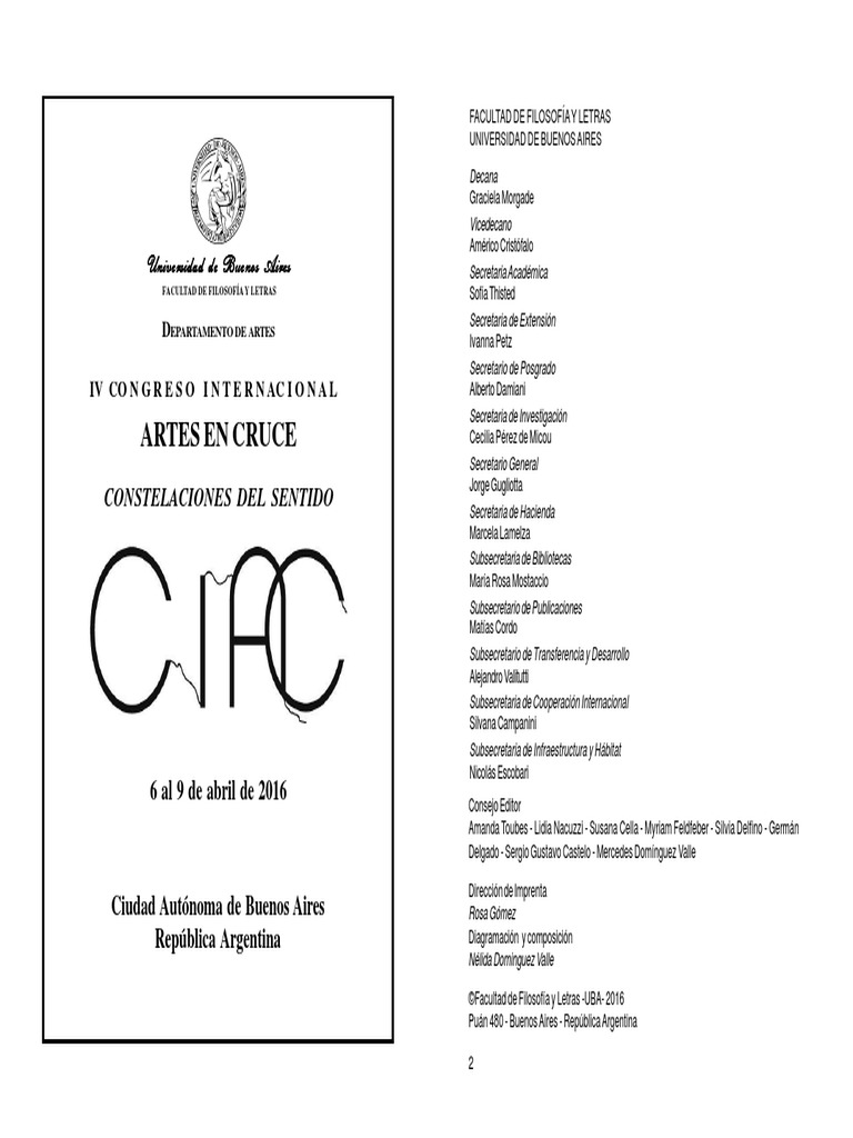 Programa IV CIAC 2016 | PDF | Historia del Arte | Poesía