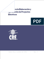 Guia Elaboracion y Aprobacion Proyectos Eelctricos CRE Santa Cruz - Bolivia