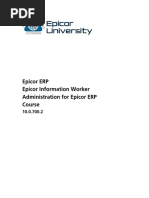 Epicor Information Worker Admin