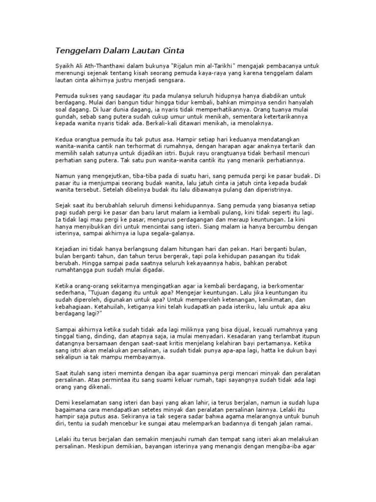 Tenggelam Dalam Lautan Cinta Pdf