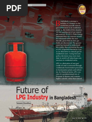 Future Of Lpg Industry Of Bangladesh Liquefied Petroleum Gas