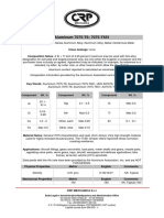 Aluminium 7075 t6 7075 t651