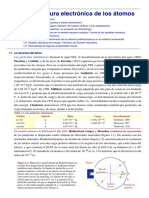 Estructura electrónica de los átomos