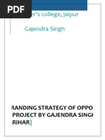 Download Marketing Strategies of Oppo by Gajendra Singh by Gajendra Singh  SN306243775 doc pdf