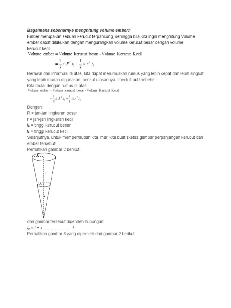 Sketsa Gambar  Ember Garlerisket