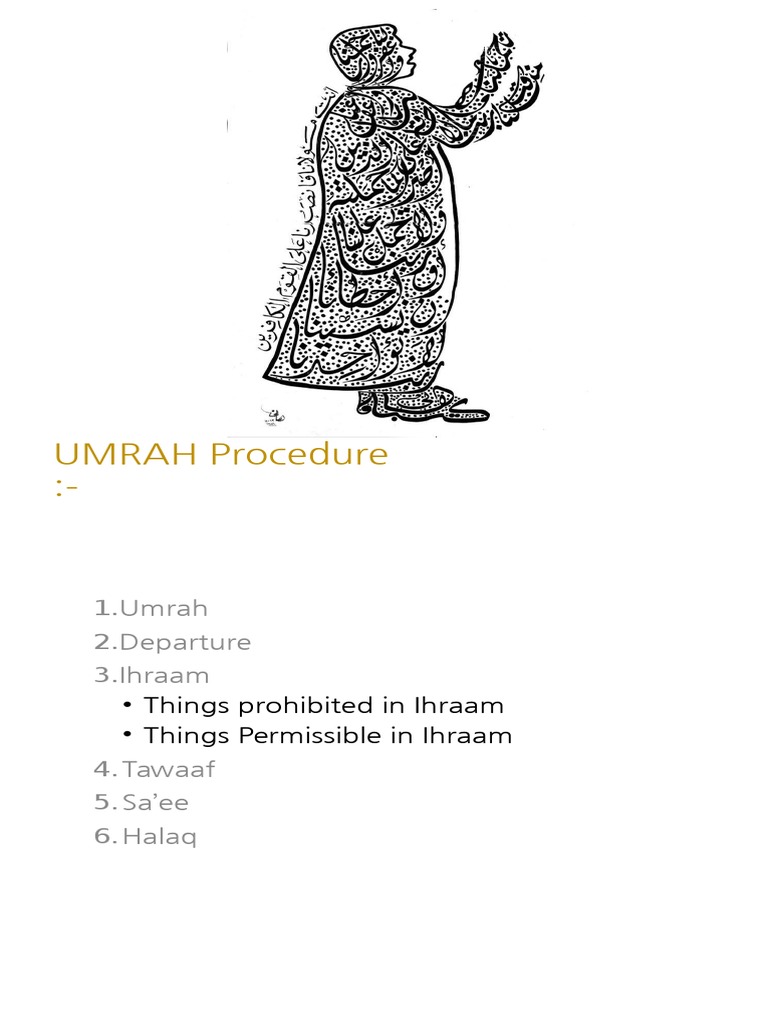 UMRAH Procedure | PDF | Abrahamic Religions | Islamic Behaviour And ...