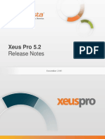 InfoVista Xeus Pro 5 Release Notes