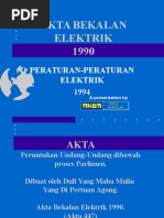 'Documents - Tips Akta Bekalan Elektrik