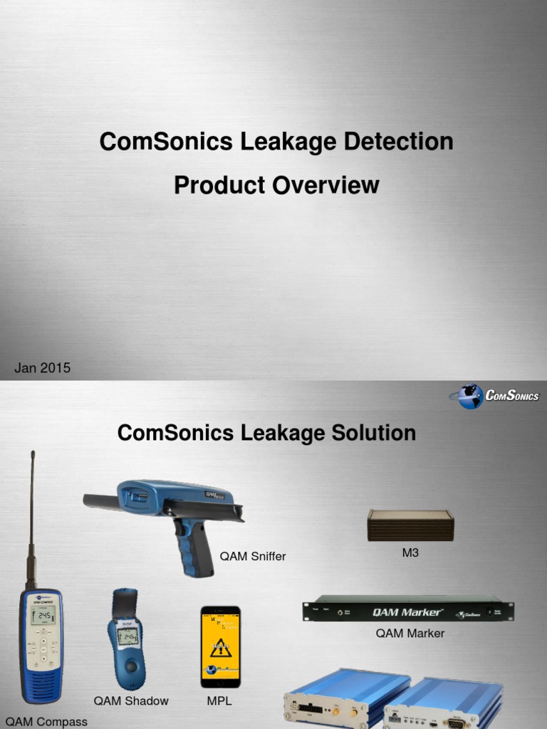 ComSonics Product Overview 2-2015 | PDF | Ultra High Frequency | Very ...