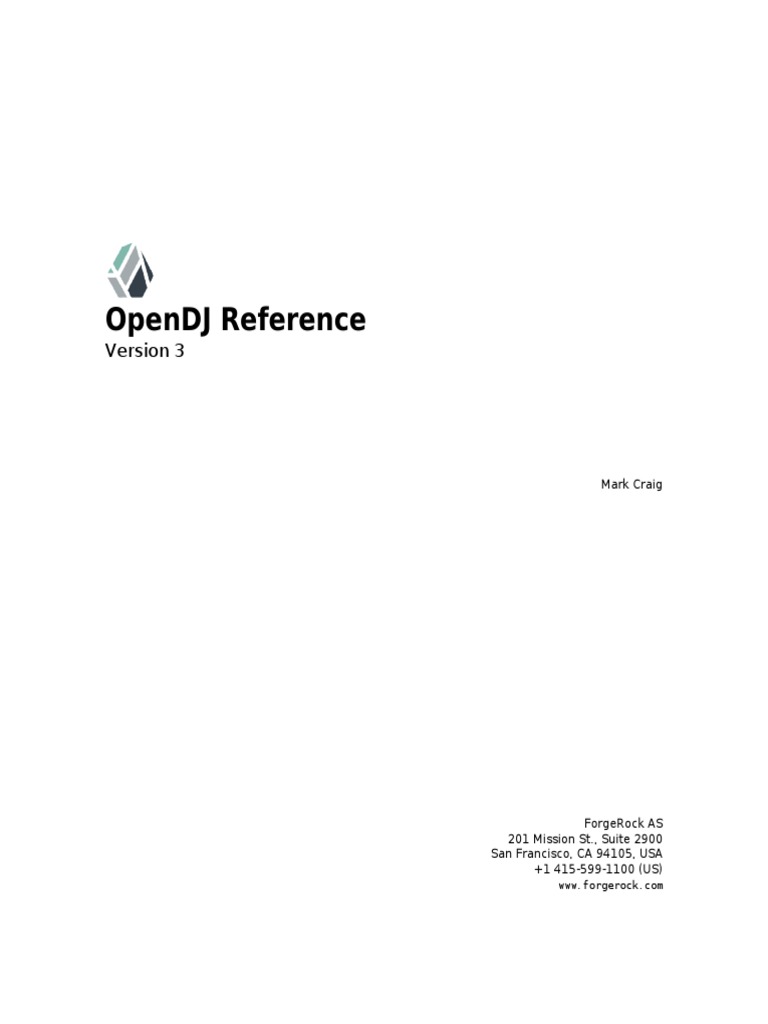 Opendj 3 Reference | PDF