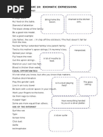 Idiomatic Expressions Grade 10