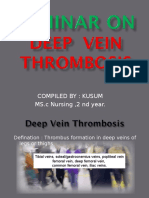 Deep Vein Thrombisis