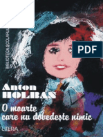 Holban Anton - O Moarte Care Nu Dov Nimic (Tabel Crono) PDF