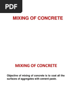 Chapter 3 - Mixing of Concrete