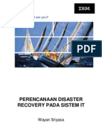 Perencanaan Disaster Recovery Pada Sistem It