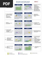 2016-2017 school year calendar option A