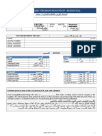 Brand Health Questionnaire- Residential