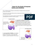 Simulation of Enzymes and Inhibition