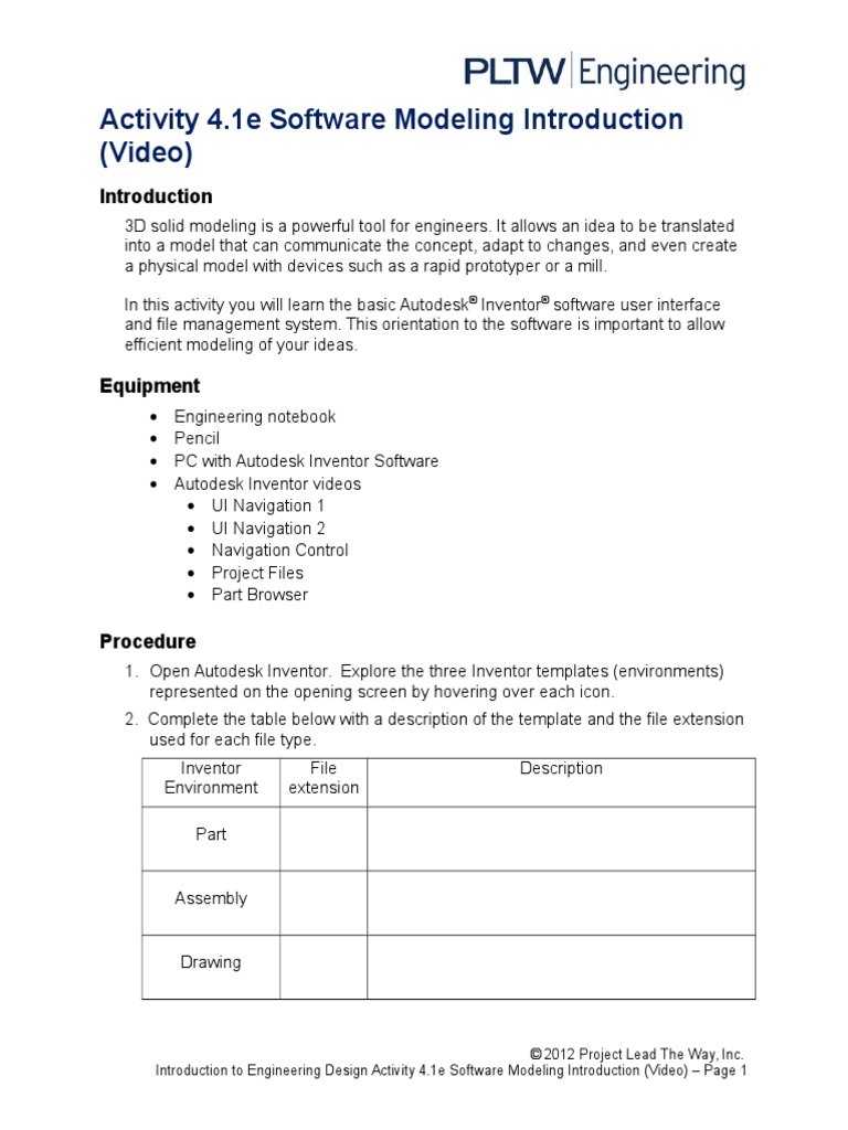 4 1 e A Softwaremodelingintroductionvideo | PDF | User Interface ...