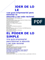 El Poder de Lo Simple