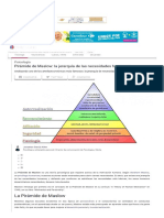 Pirámide de Maslow - La Jerarquía de Las Necesidades Humanas