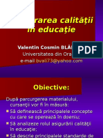 Calitate in Educatie