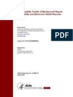 Johnson-EHR Usability Toolkit Background Report