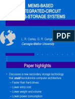 Mems-Based Integrated-Circuit Mass-Storage Systems: Carnegie-Mellon University