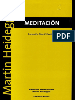 Heidegger Martin - Meditacion