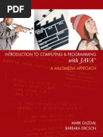 Guzdial, Mark Ericson, Barbara - Introduction To Computing and Programming With Java - A Multimedia Approach PDF