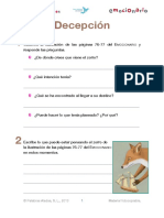  Ficha Emocionario  Decepción UNIDAD09