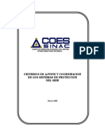 Criterios de Ajuste y Coordinacion de Los Sistemas de Proteccion Del Sein