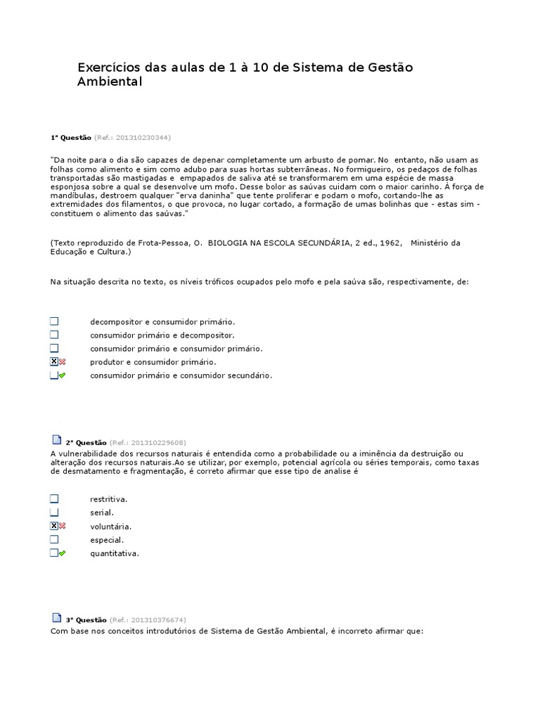 Exemplo De Sistema De Gestão Ambiental