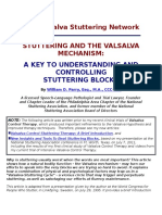 NEW The Valsalva Stuttering Network