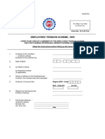 Form 10 C for Withdrawal of Pension Fund