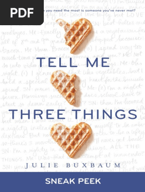 Tell Me Three Things