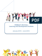 Training Brochure 2015 - Children's Services Learning and Development Portfolio