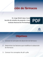 Absorcion de Los Farmacos PDF