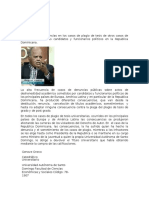 Nota de Prensa Sobre La Falta de Consecuencia Frente Al Plagio de Tesis de Politicos y Funcionarios en La Republica Dominicana