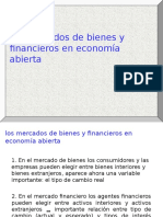 Mercado de Bienes y Mercado Financiero en Economía Abierta